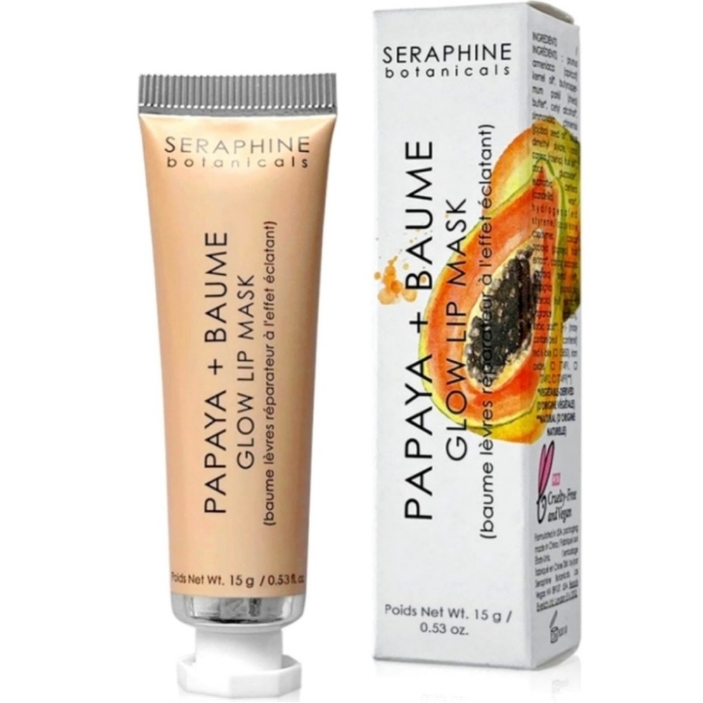 Seraphim Botanicals Papaya + Baumé Glow Lip Mask